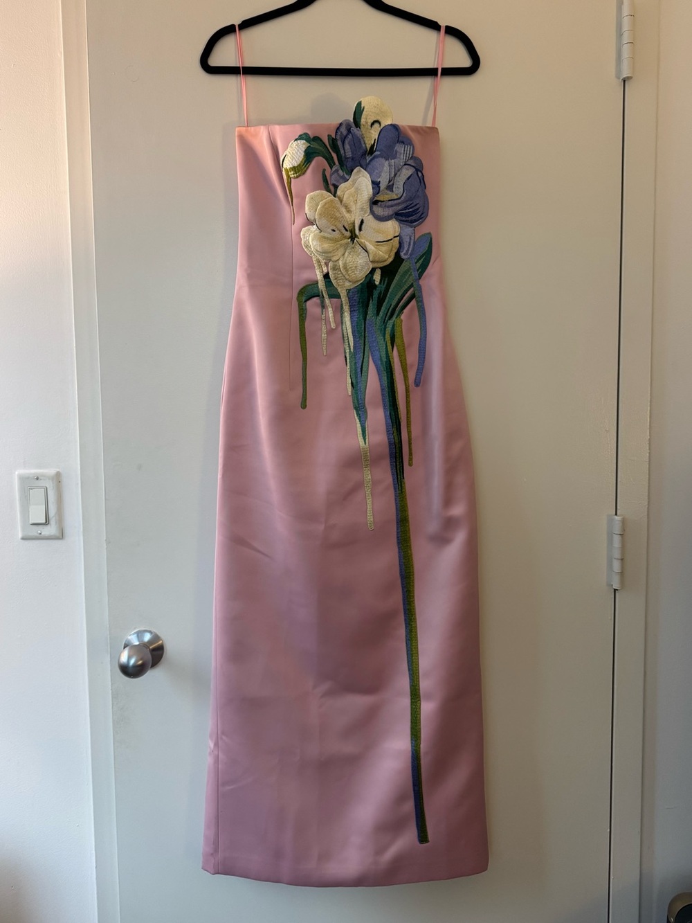 Leo Lin Rayna Pink Embroidered Dress - Picture 4 of 6
